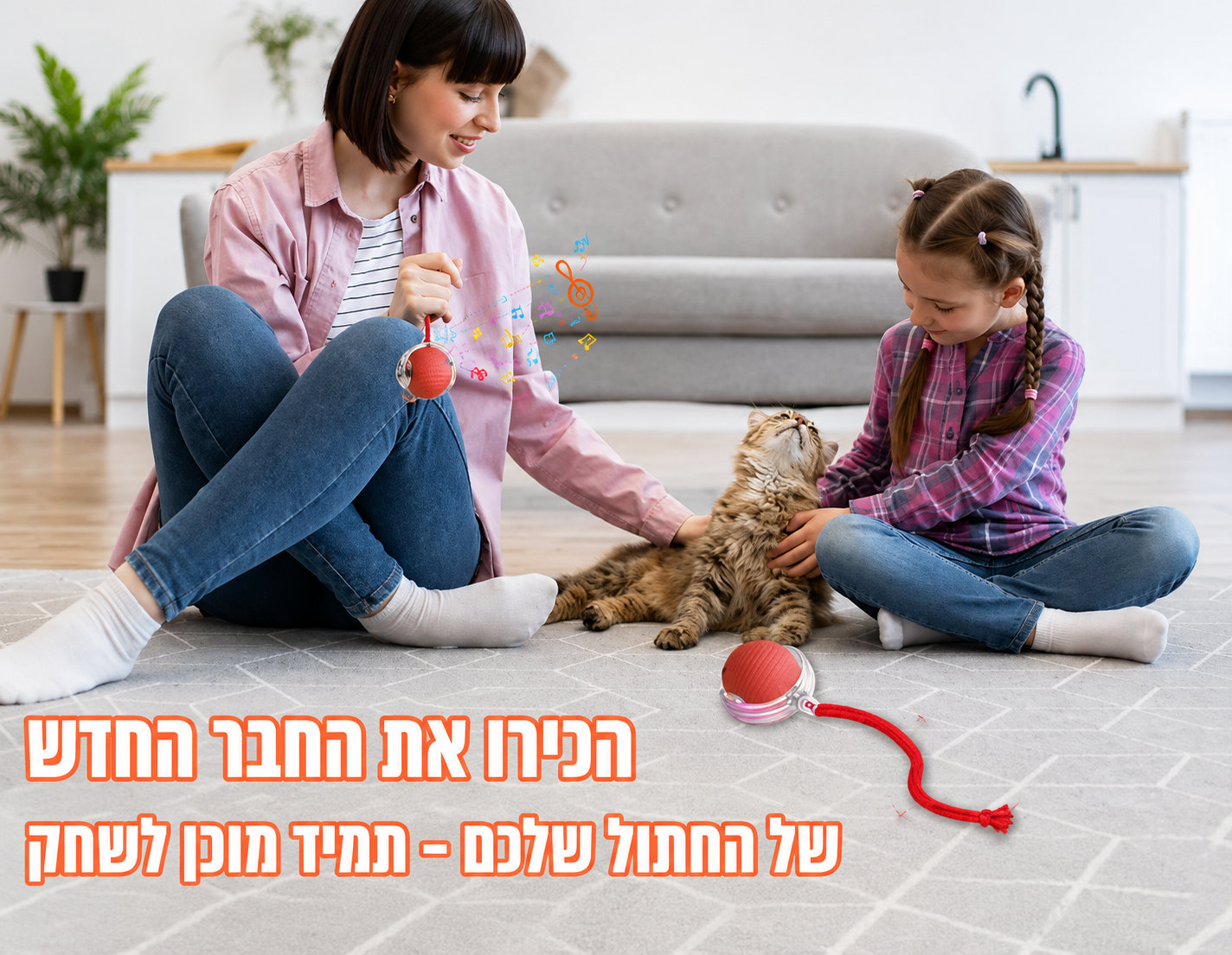 SmartTail – כדור אינטראקטיבי חכם לחתולים וכלבים